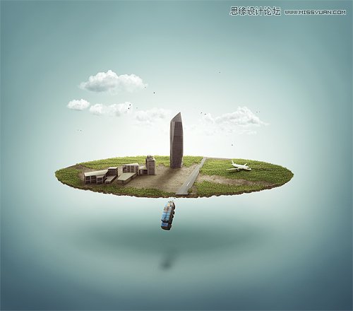 Photoshop设计超现实场景插画教程之三