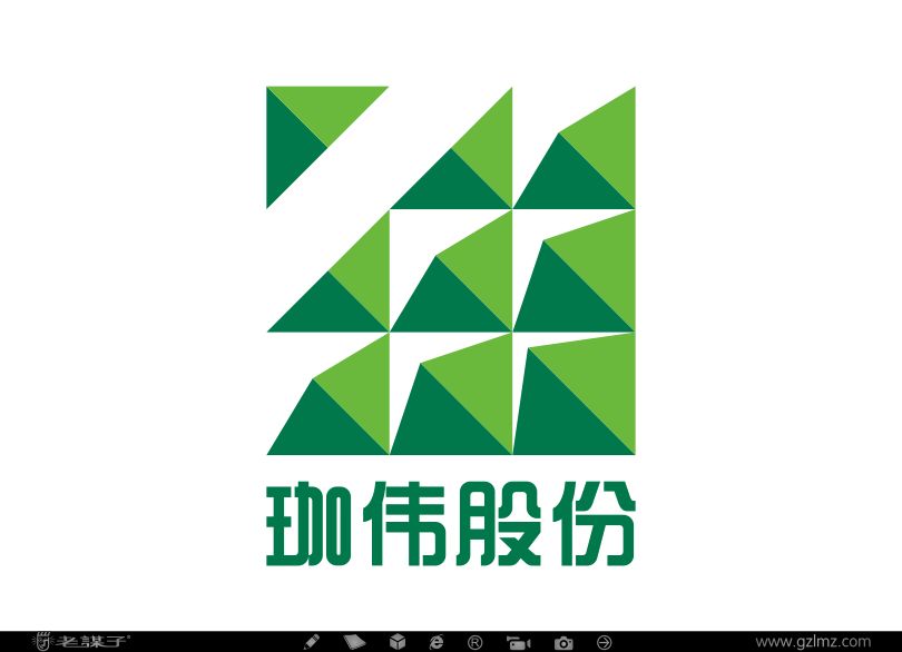 珈伟股份(现已上市)logo设计_老谋子高端品牌