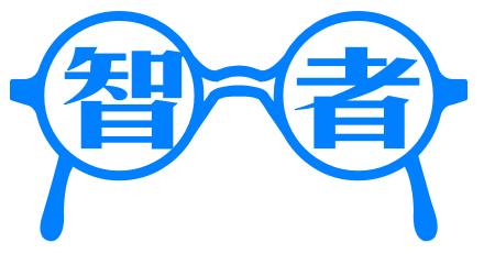 "智者"两个字的变形logo设计