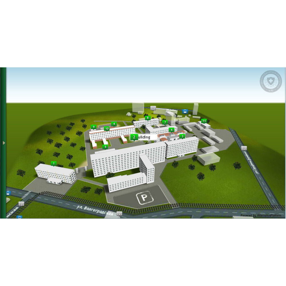 阳光小区虚拟现实平台