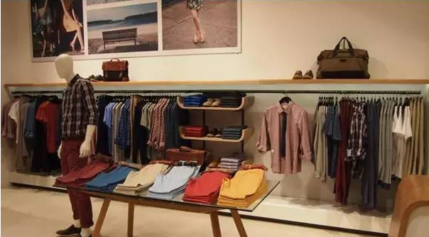 男士服装店店面装修设计效果图赏析