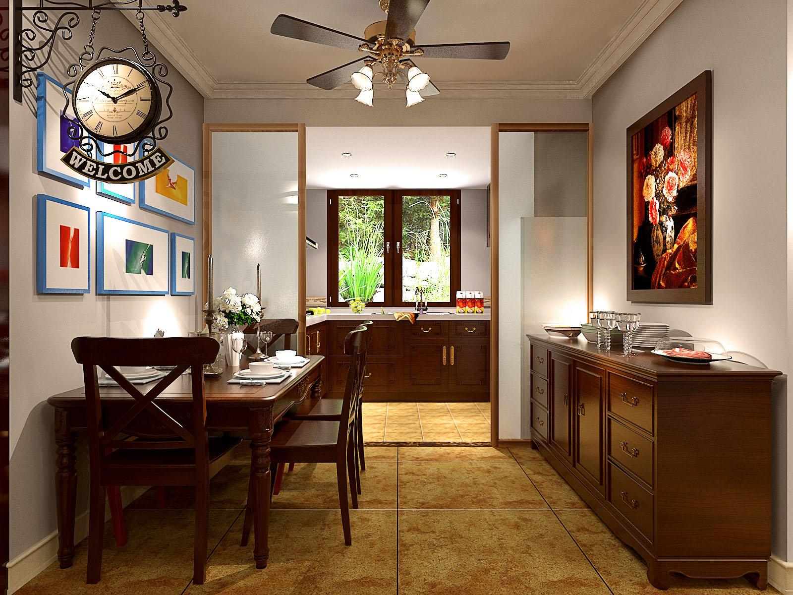 新中式效果图表现