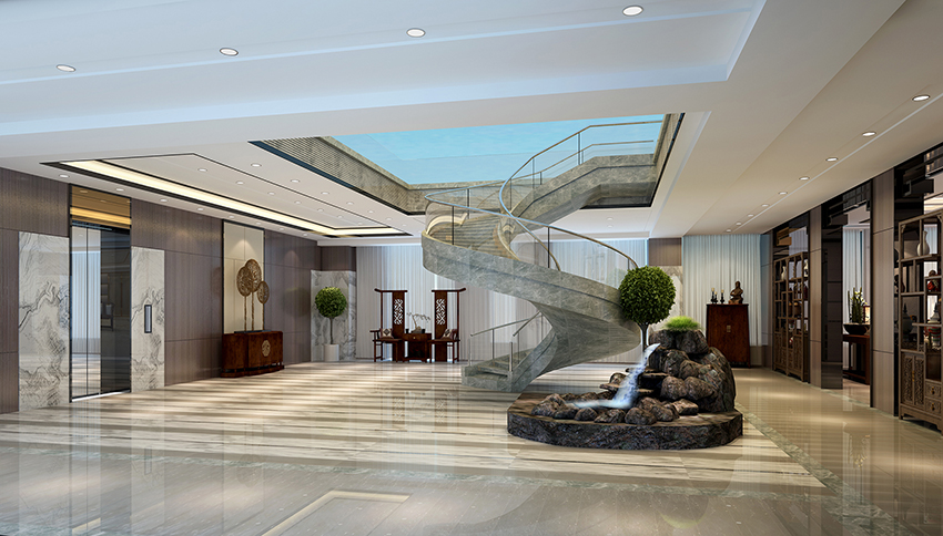 兰普科技接待空间设计