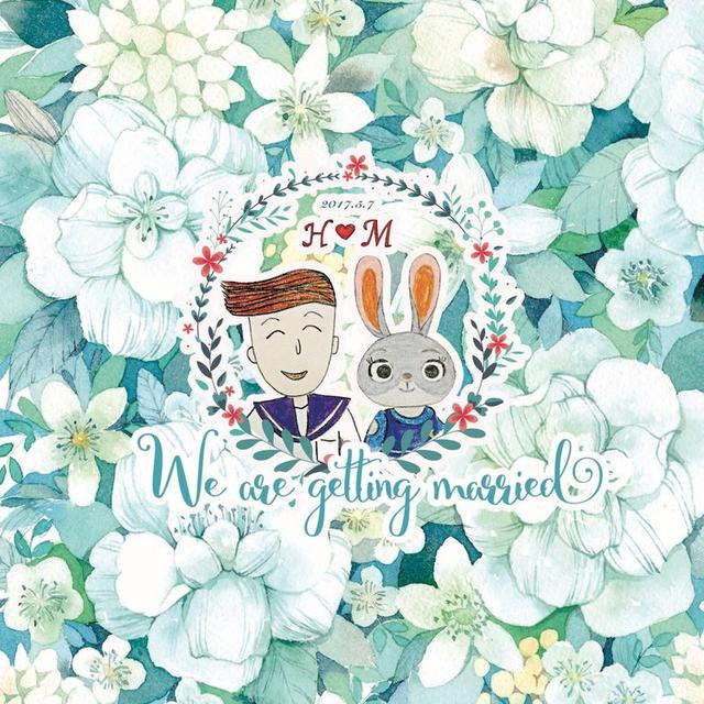 创意十足的婚礼logo和结婚请柬