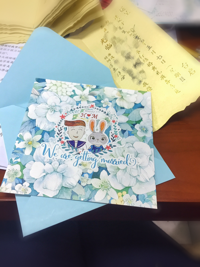 创意十足的婚礼logo和结婚请柬