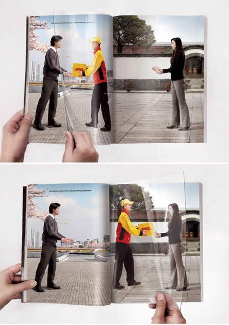 DHL AD 快递杂志平面广告设计欣赏