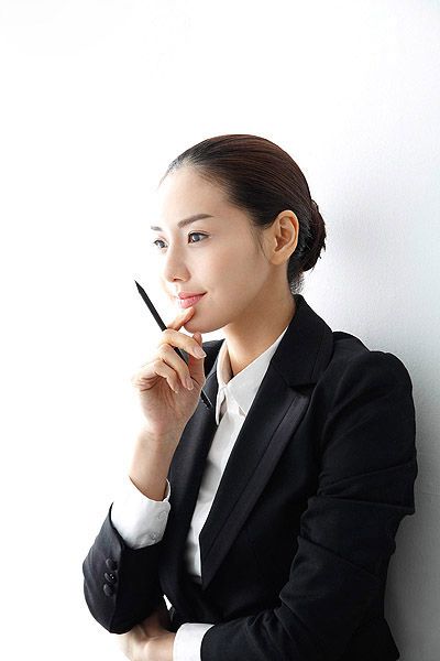 韩国商务女性网页设计素材
