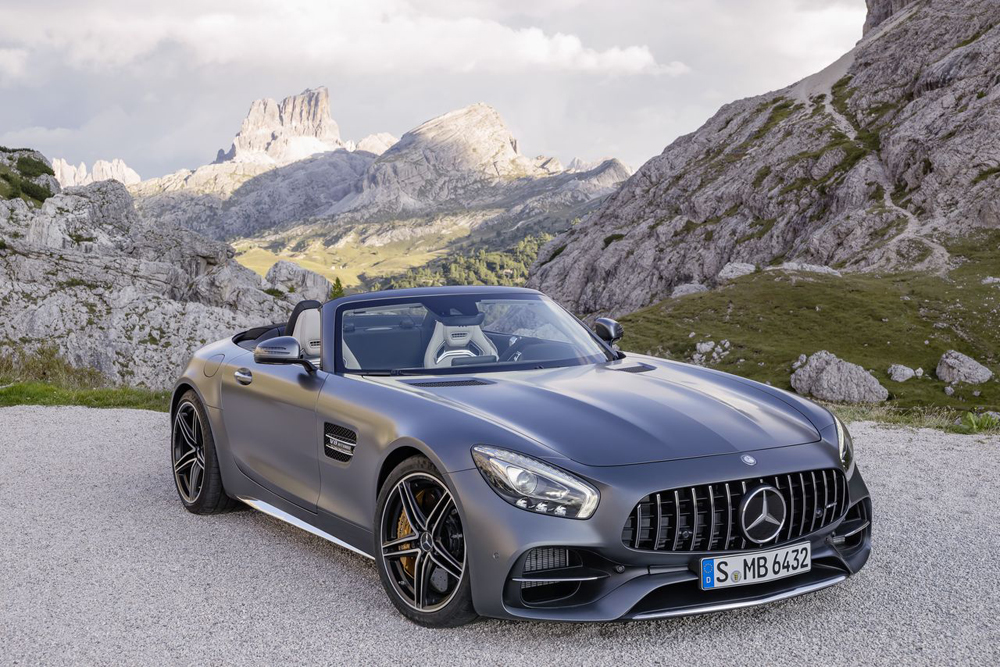 优雅的奔驰AMG GT C敞篷车 优雅的奔驰AMG GT C敞篷车