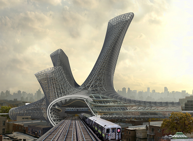纽约的交通枢纽:城市合金塔(Urban Alloy Tower) 纽约的交通枢纽:城市合金塔