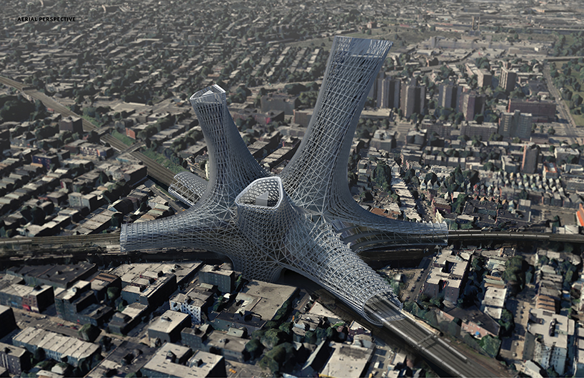 纽约的交通枢纽:城市合金塔(Urban Alloy Tower) 纽约的交通枢纽:城市合金塔