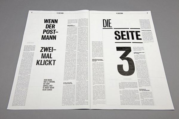 Überzeitung报纸版面设计欣赏 Überzeitung报纸版面设计欣赏