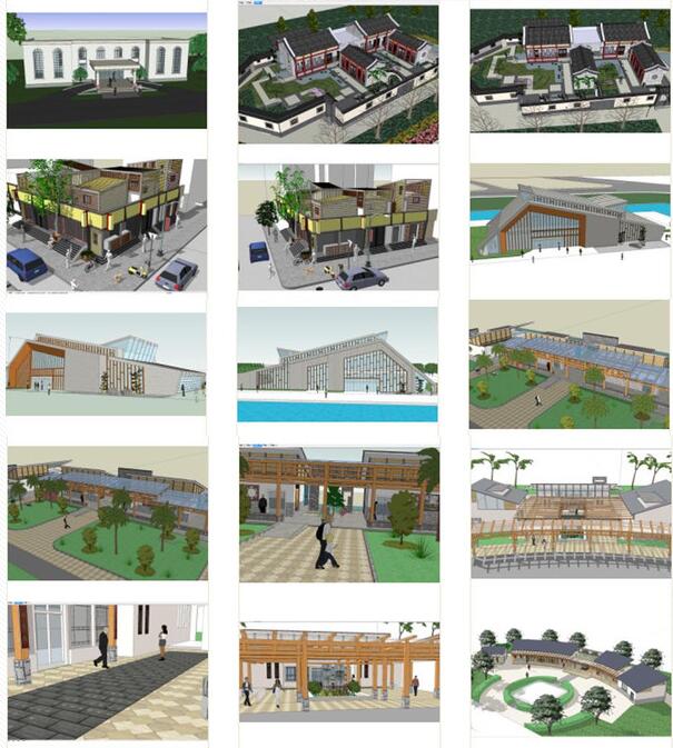 文化中心建筑展览馆效果图装修设计欣赏