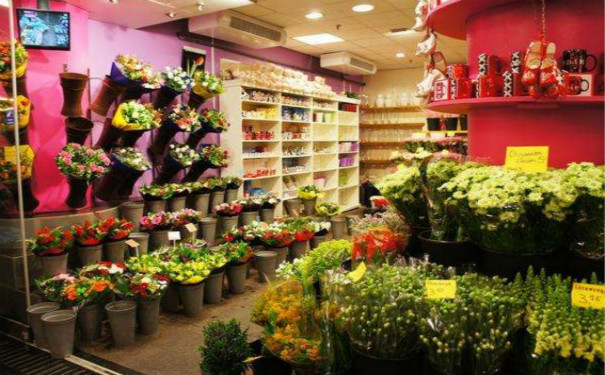 漂亮的成都鲜花店装修案例效果图赏析