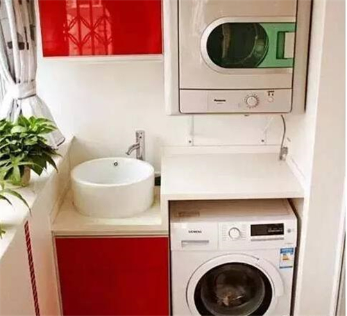 阳台洗衣房装修效果图 美观兼实用的设计