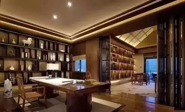 书房装修效果图设计，最近比较流行的书房设计！