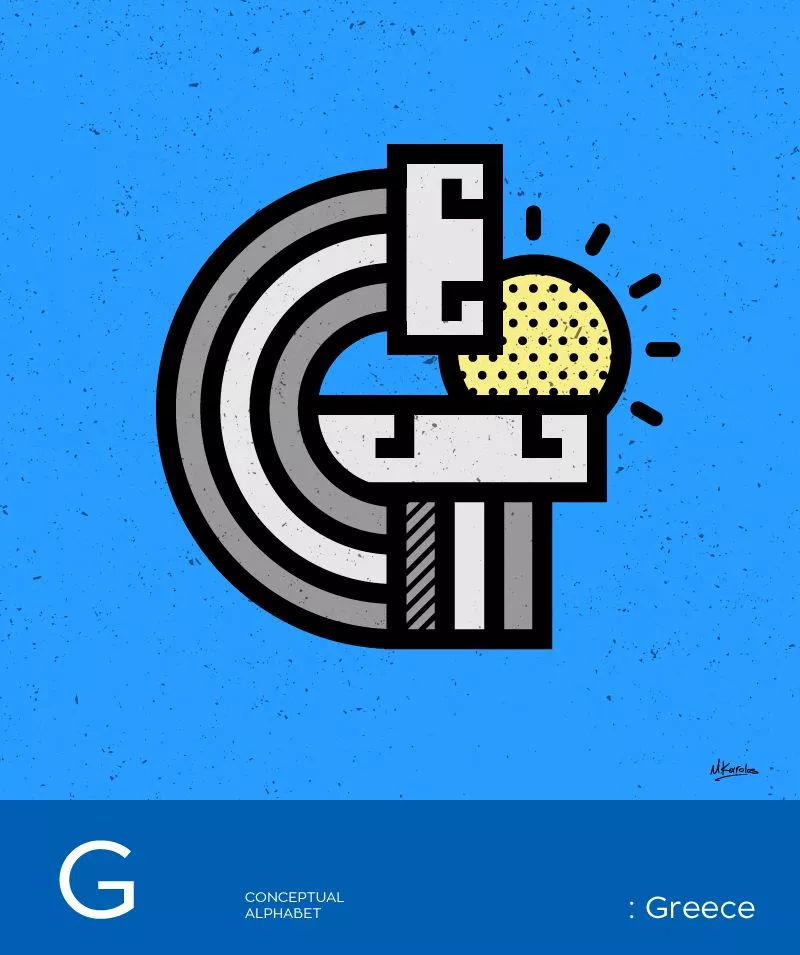 2019国外卡通风格创意字体的插画设计案例欣赏