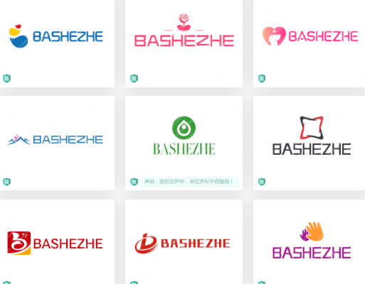 男士休闲时尚服装行业logo设计案例赏析：BASHEZHE