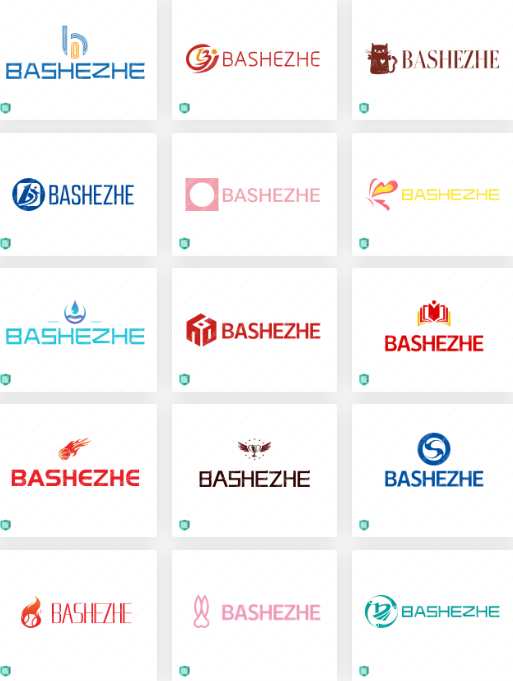 男士休闲时尚服装行业logo设计案例赏析：BASHEZHE