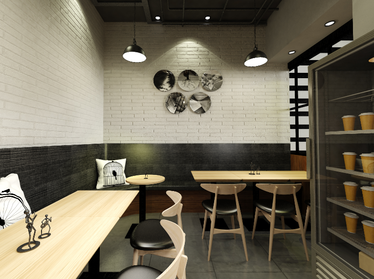 店铺空间设计效果图：堡先森