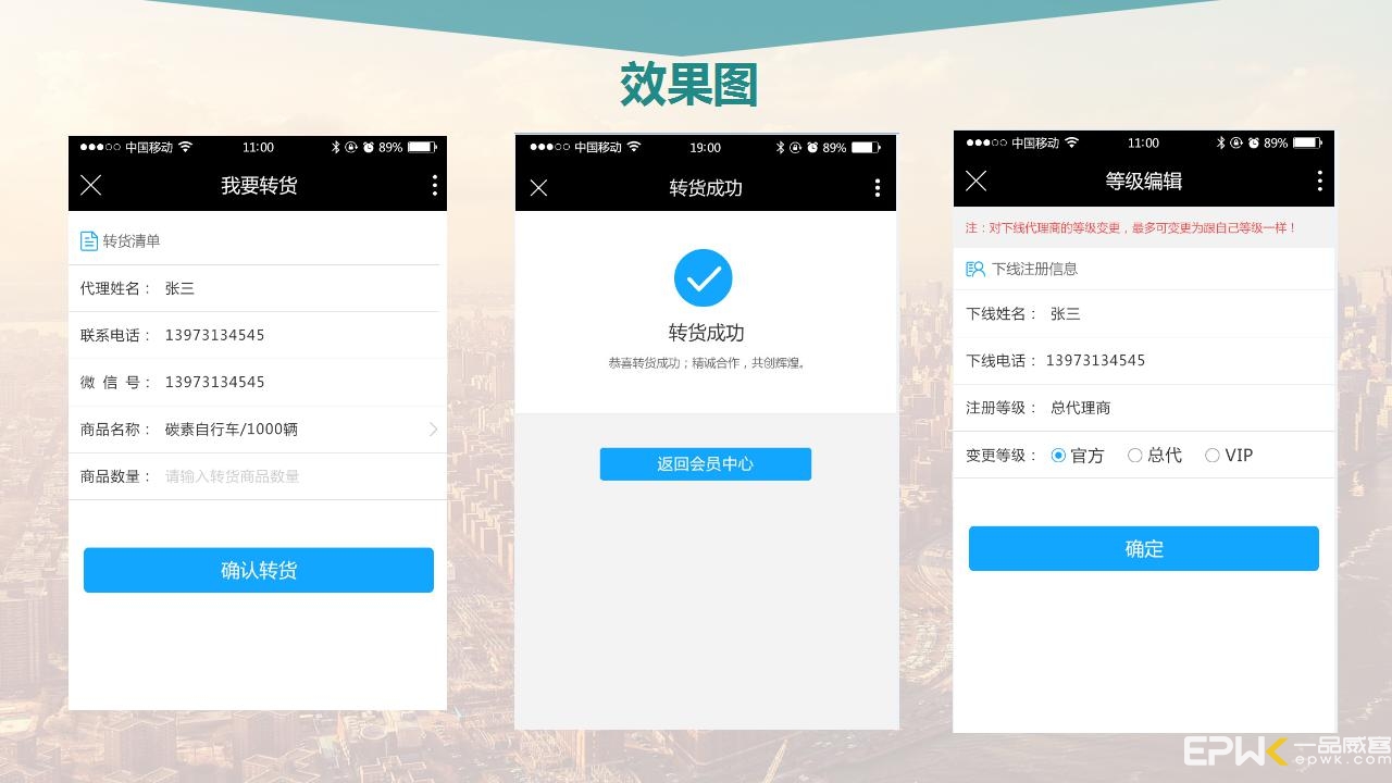 微商代理商管理系统开发案例：闪动家