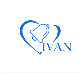 男孩名字logo设计： IVAN