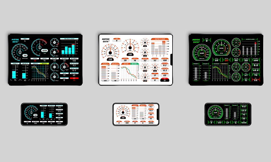MotorData OBD 界面设计