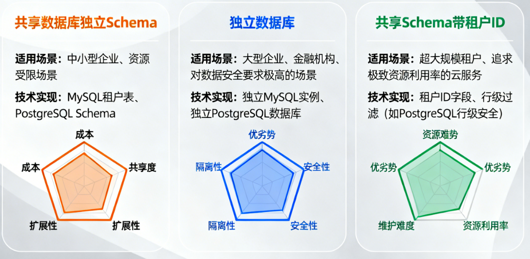 多租户SaaS商城架构设计：如何实现数据隔离与资源高效共享？如何构建安全的“共享公寓”