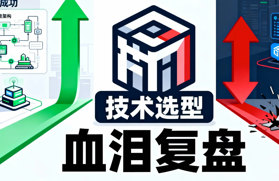 五年技术选型血泪复盘：如何用对的技术栈让项目成功率翻倍？
