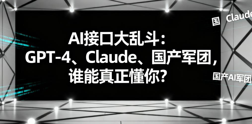 AI接口大乱斗:GPT-4、Claude、国产军团,谁能真正懂你?