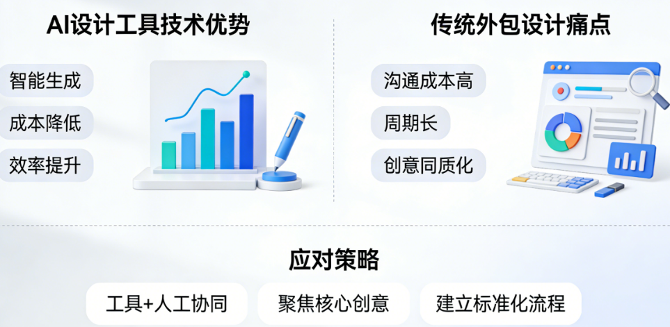 AI设计工具冲击下，企业还需要外包海报设计吗？行业变革分析与应对策略