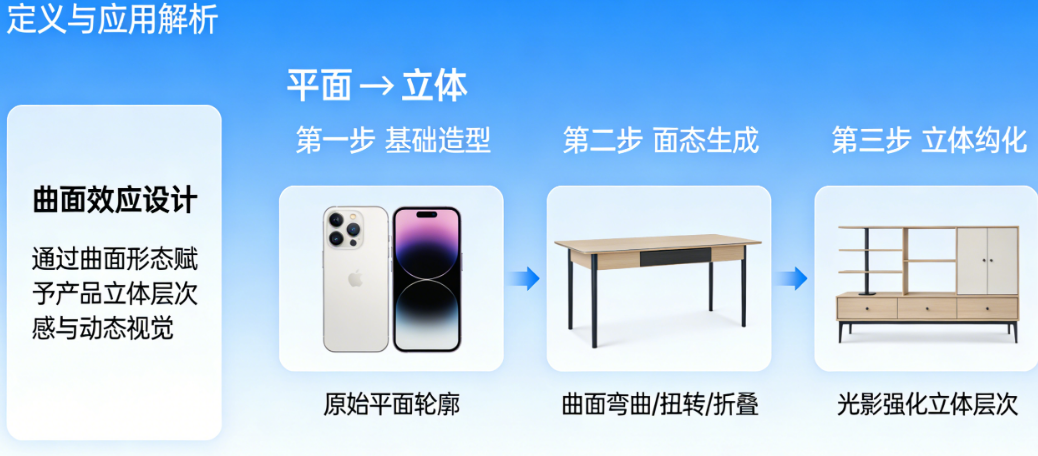什么是曲面效应设计?它如何让产品从“平面”进阶到“立体”?