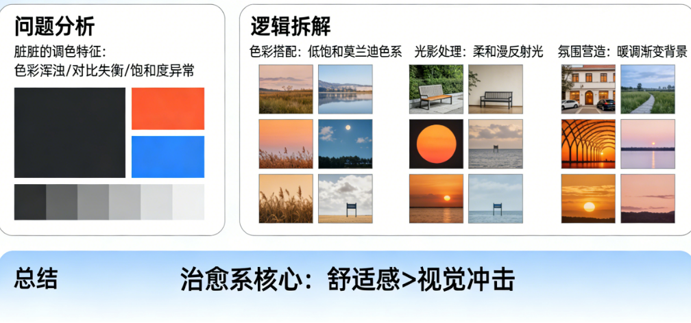 为什么你的调色“脏脏的”?治愈系调色的底层逻辑拆解