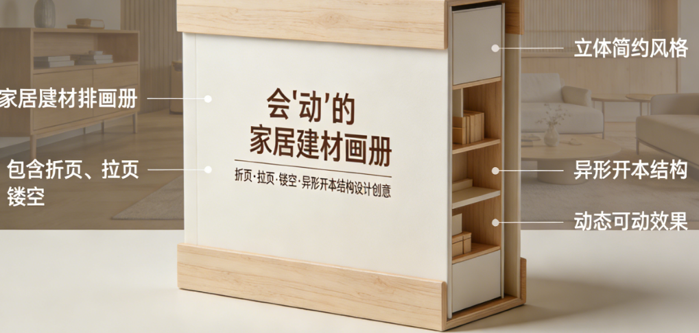 会“动”的宣传册：折页、拉页、镂空、异形开本——家居建材画册的结构设计创意