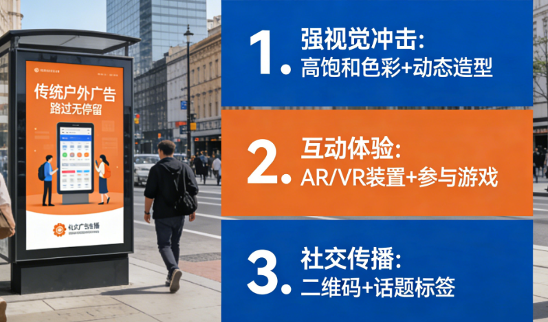 户外广告怎么做出圈?从“路过”到“打卡”的创意设计法则