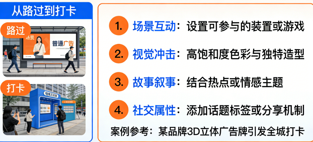 户外广告怎么做出圈?从“路过”到“打卡”的创意设计法则
