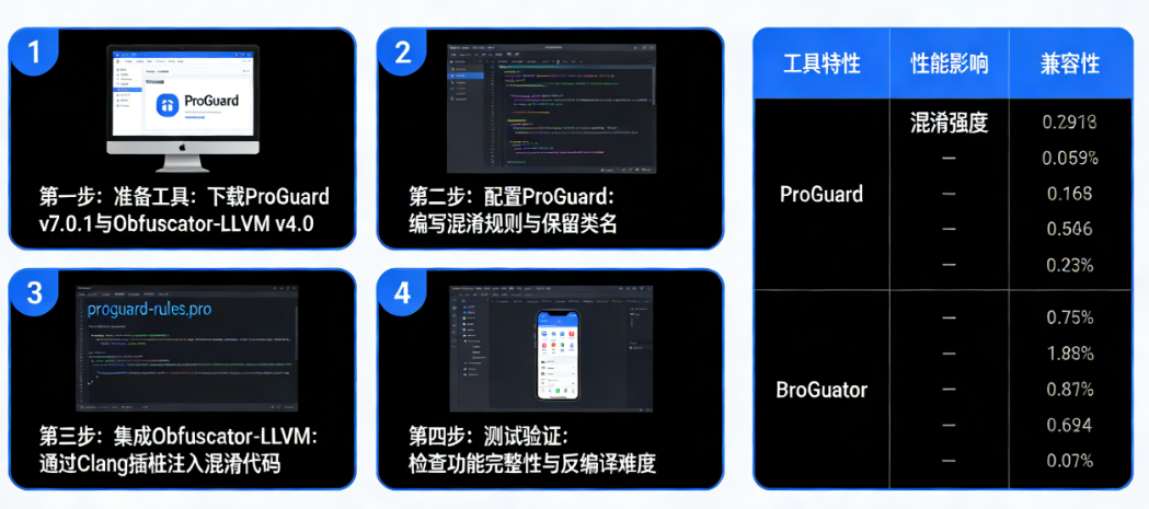 从ProGuard到Obfuscator-LLVM:手把手教你搭建自己的加固流水线