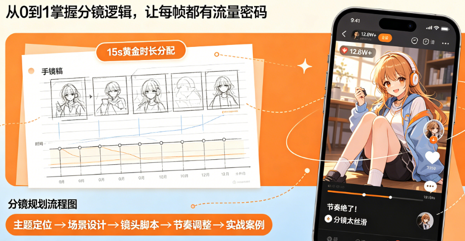 别让“随意拍”毁掉短视频流量!短视频分镜规划的系统方法与实战案例