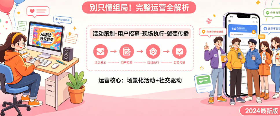 同城派对小程序别只懂“组局”!从活动策划到社交裂变的完整运营指南