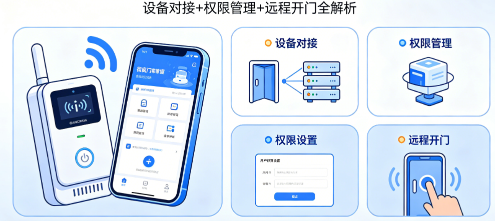彻底掌握智能门禁联动小程序开发!设备对接+权限管理+远程开门全解析