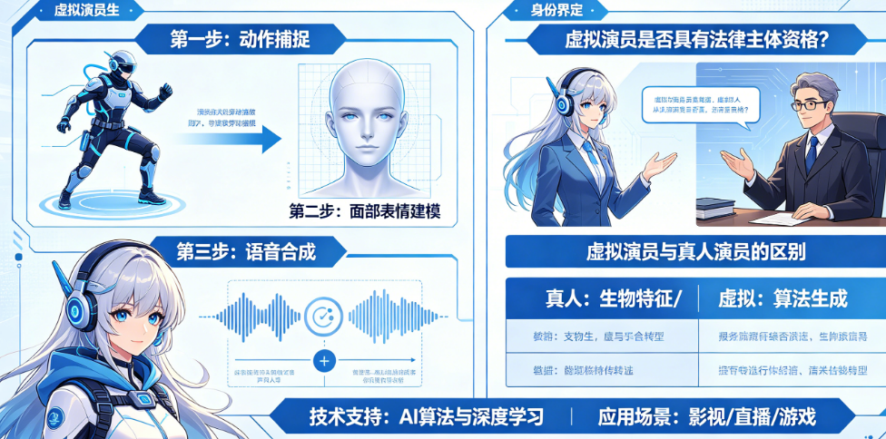AI仿真人短剧里的人是真的假的?揭秘虚拟演员的生成技术与身份界定
