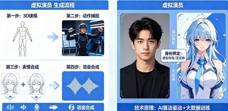 AI仿真人短剧里的人是真的假的?揭秘虚拟演员的生成技术与身份界定