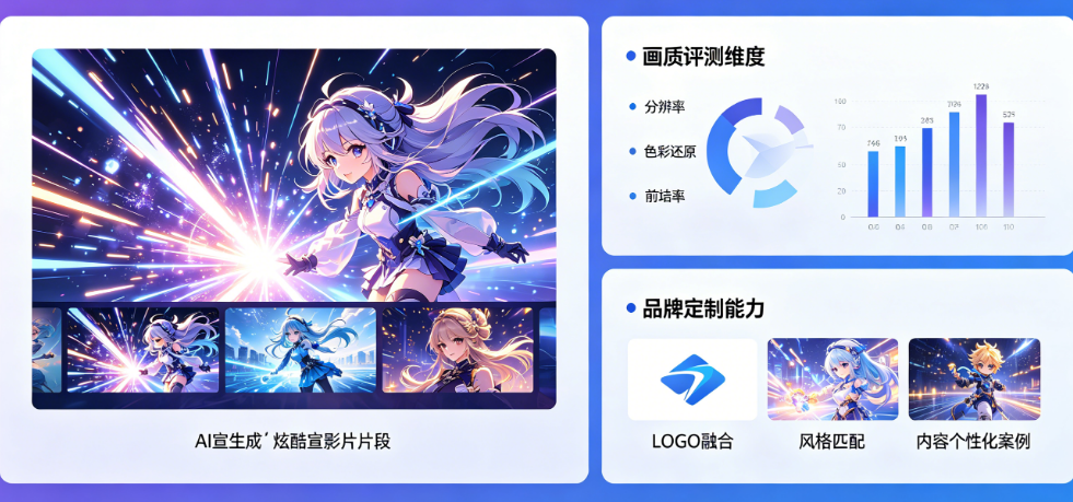 AI宣传片工具别只看“炫酷”!从画质到品牌定制能力的完整效果评测指南