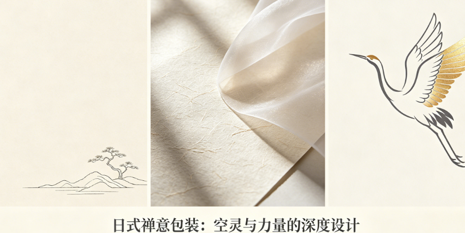 日式禅意包装怎么做到“空灵又有力量”?从留白艺术、材质触感到文化符号的深度设计解读