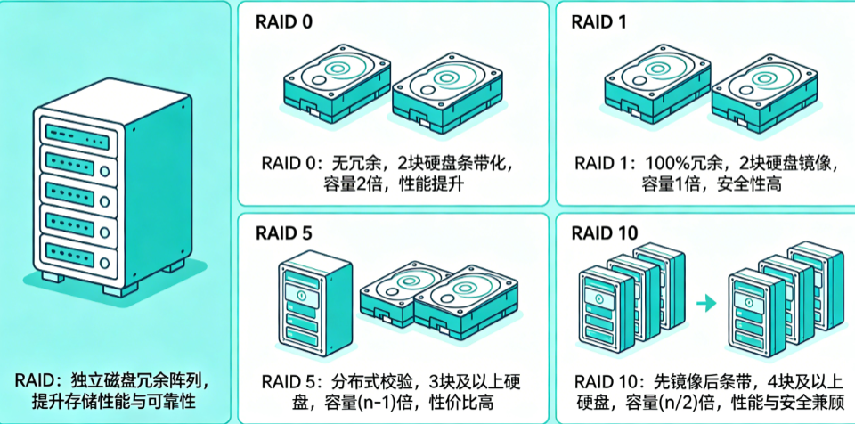 服务器硬件RAID完全指南：从入门到实战配置