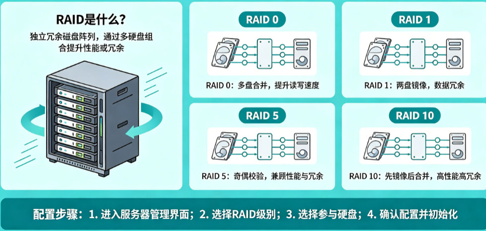 服务器硬件RAID完全指南：从入门到实战配置