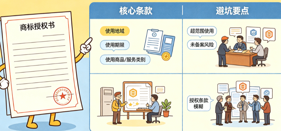 商标许可一不小心就侵权?揭秘使用范围界定的核心条款与避坑要点