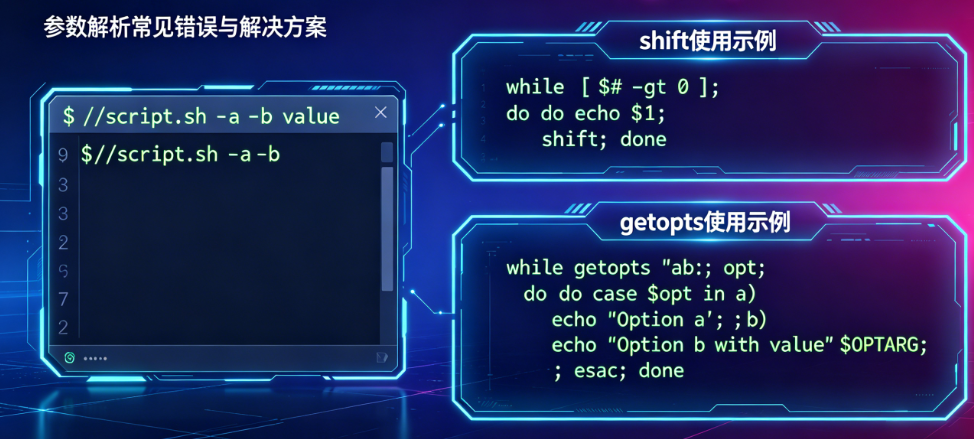 Shell脚本参数解析总出错?揭秘shift与getopts的正确用法与实战技巧