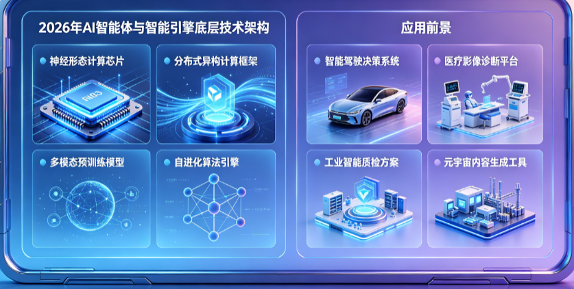 2026年AI智能体与智能引擎底层技术架构:从认知闭环到应用全景