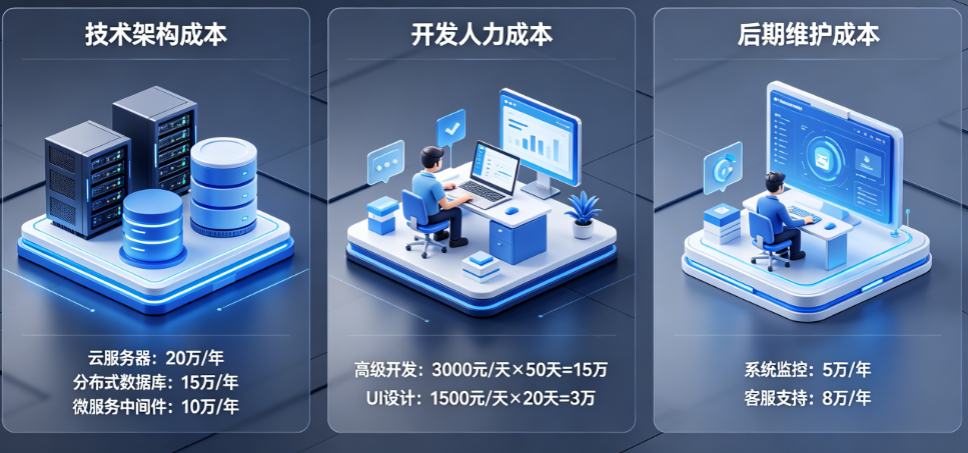 APP开发报价差几十万,真的是越贵越好吗?从技术架构到后期维护的深度成本拆解