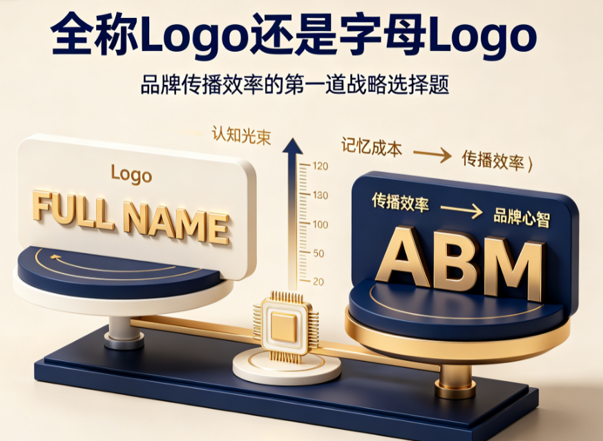 全称Logo vs 字母Logo：品牌传播效率与辨识度的终极对决